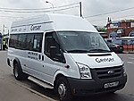 Бесплатный автобус Genser в пункт аренды автомобилей АрендаАвто-нрт на Новорязанском шоссе